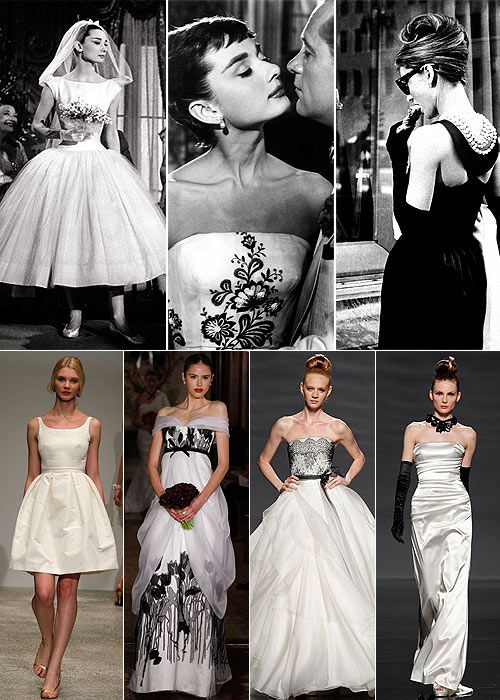 The bridal dress she wore in the film Sabrina is undoubtedly one of the 