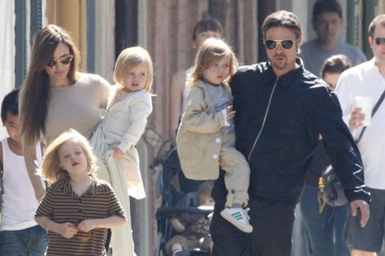 angelina jolie twins down syndrome. Angelina Jolie Brad Pitt Twins