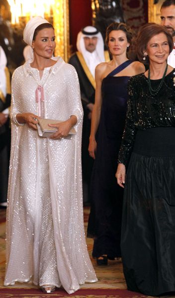 Princess Letizia 1 Watch out Kate Royal wedding guest Sheika Mozah looks