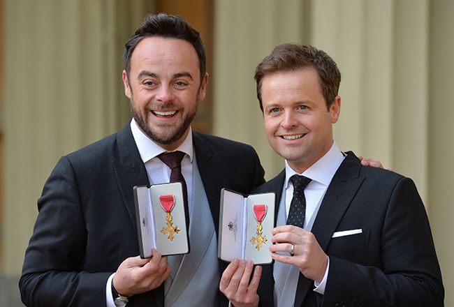 Image result for ant and dec obe