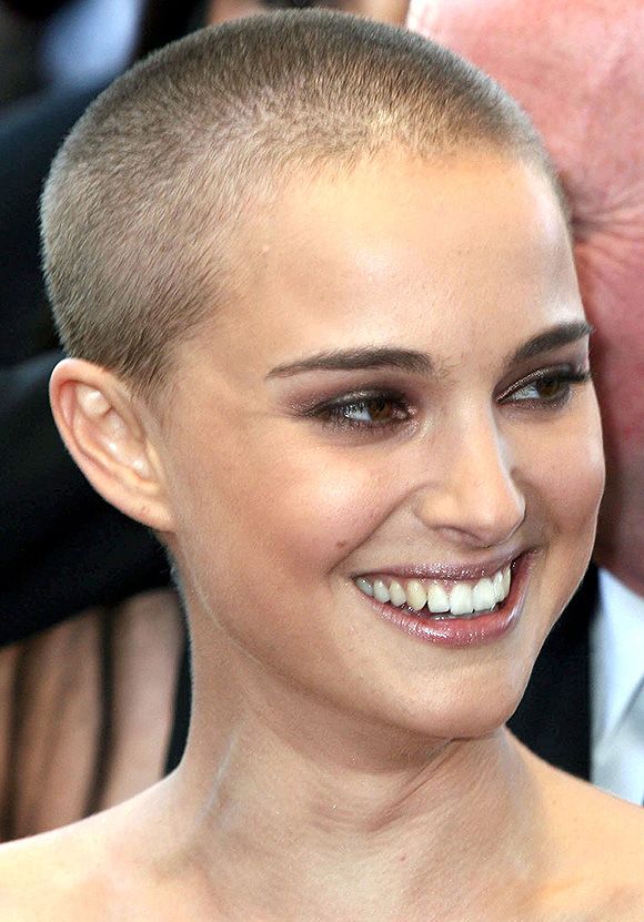 shaved heads Celebrities who have their
