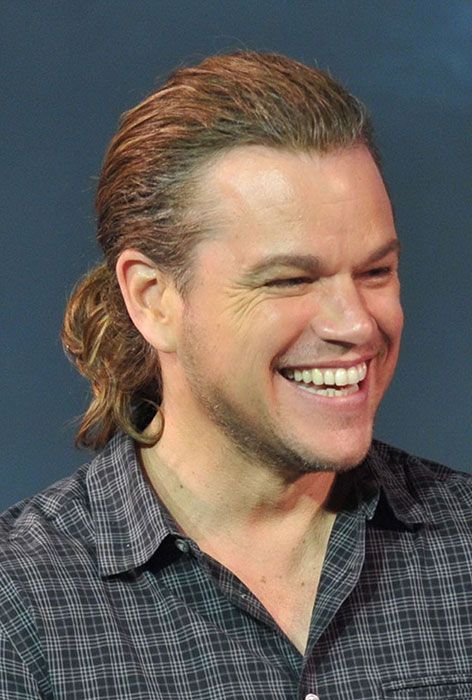 Matt Damon causes frenzy with his new man bun hairstyle 