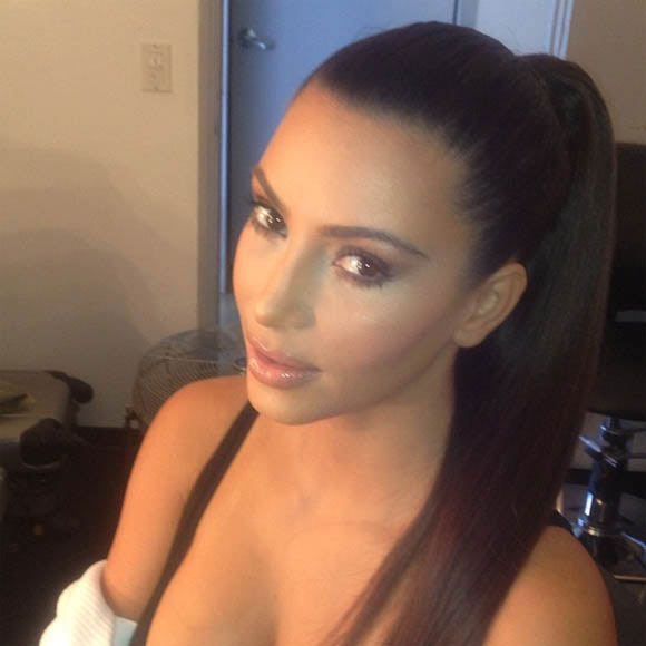Kim Kardashian Facial 95