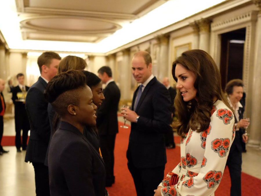 Kate Middleton joins the Queen, Prince William and Prince Harry to ... - hellomagazine.com