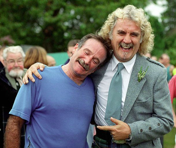 Robin Williams and Billy Connolly 