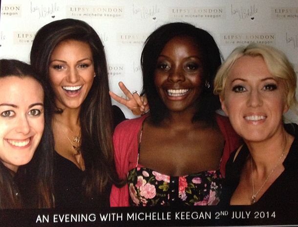 Michelle Keegan and HELLO!