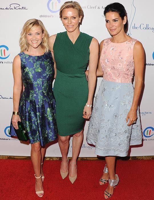Princess Charlene of Monaco with Reese Witherspoon and Angie Harmon