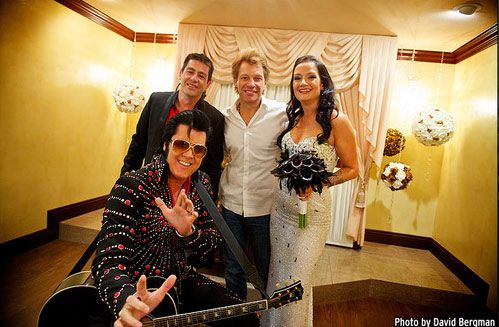 Jon Bon Jovi walks Las Vegas bride down the aisle