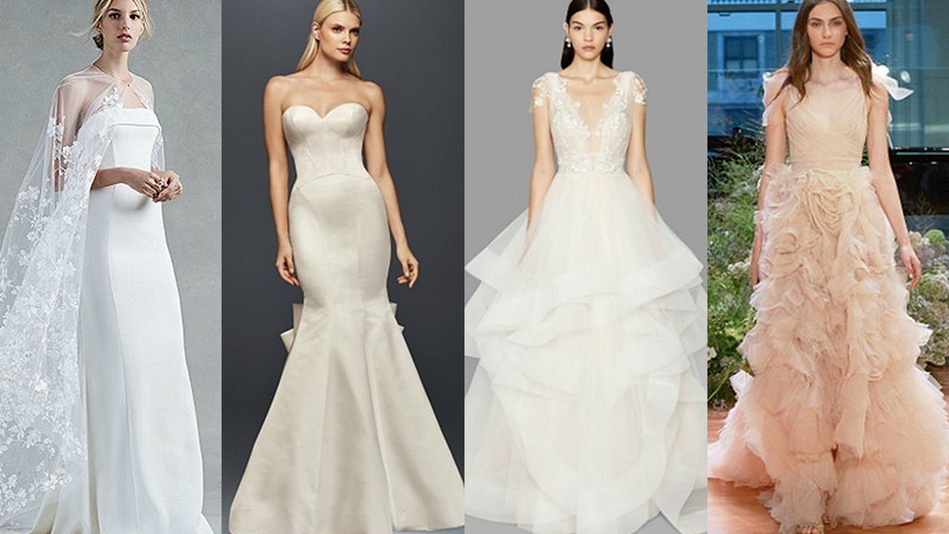 Fall 2017 wedding dresses: Oscar de la Renta, Marchesa and more from New York Bridal Week