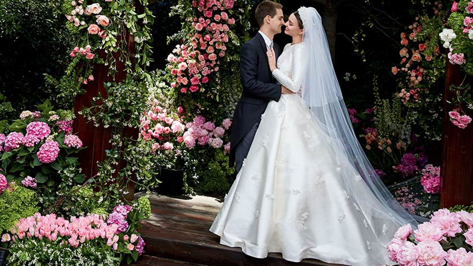 Miranda Kerr shares first photos from wedding to Evan Spiegel