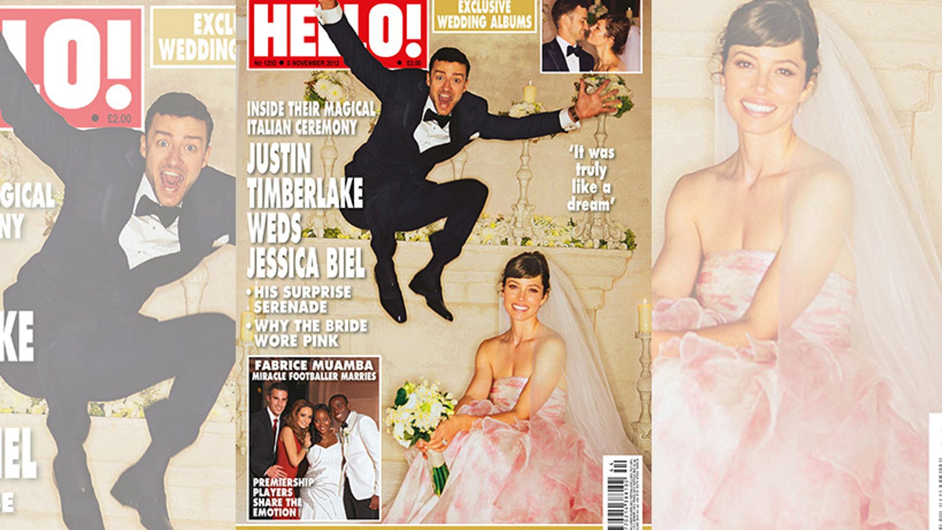 Flashback Friday: the story behind Justin Timberlake and Jessica Biel's wedding