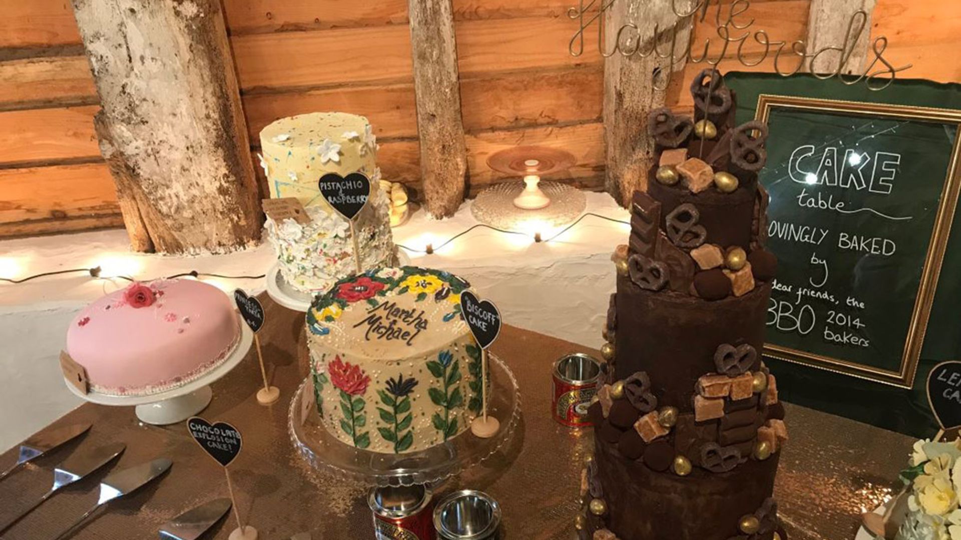 There was a Great British Bake Off wedding over the weekend - can you guess who?