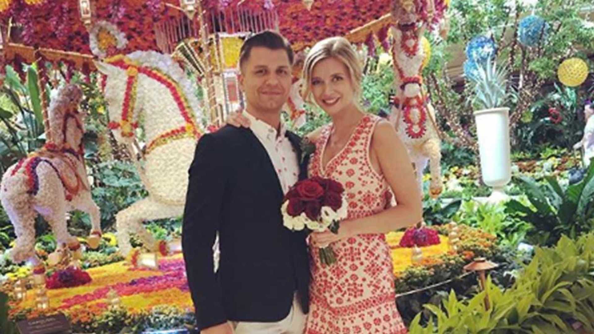 Rachel Riley and Pasha Kovalev jet away on honeymoon after surprise wedding