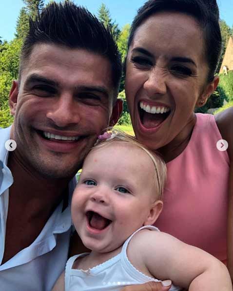 Janette and Aljaz at neice christening