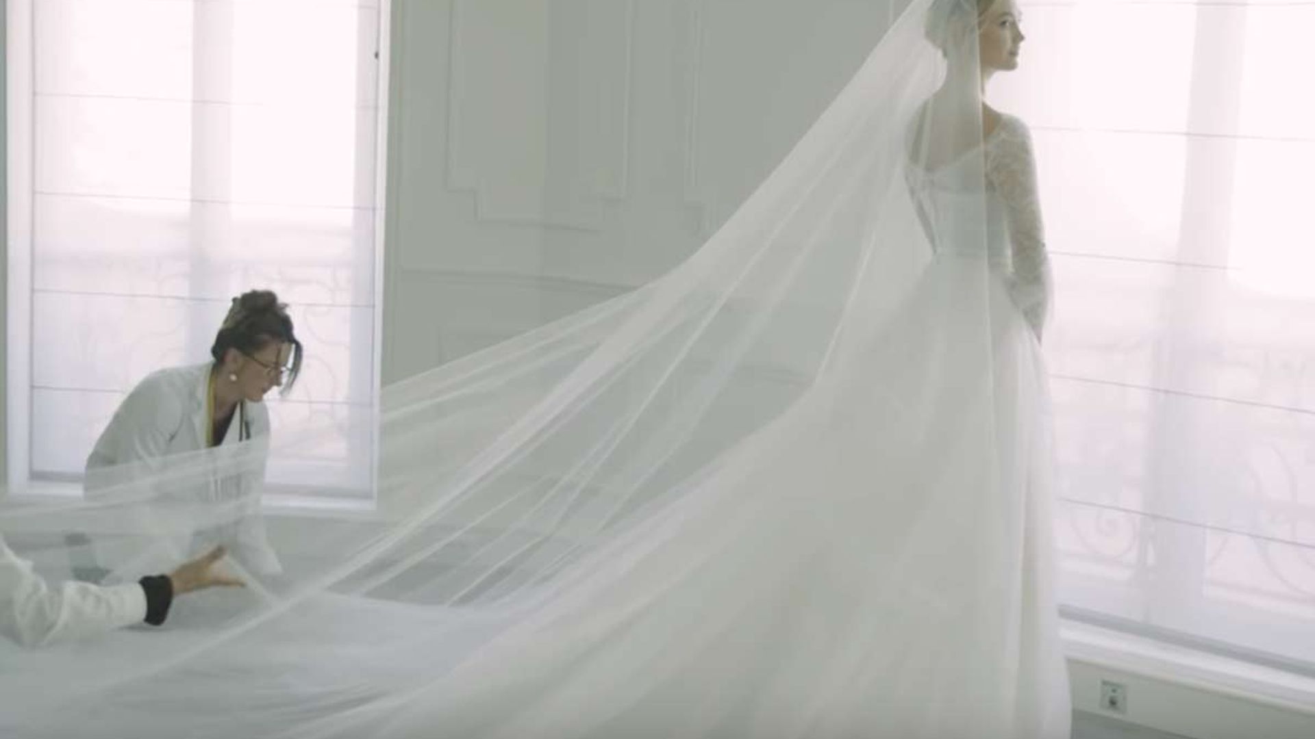 Karlie Kloss shares behind-the-scenes look at her Dior wedding dress fittings