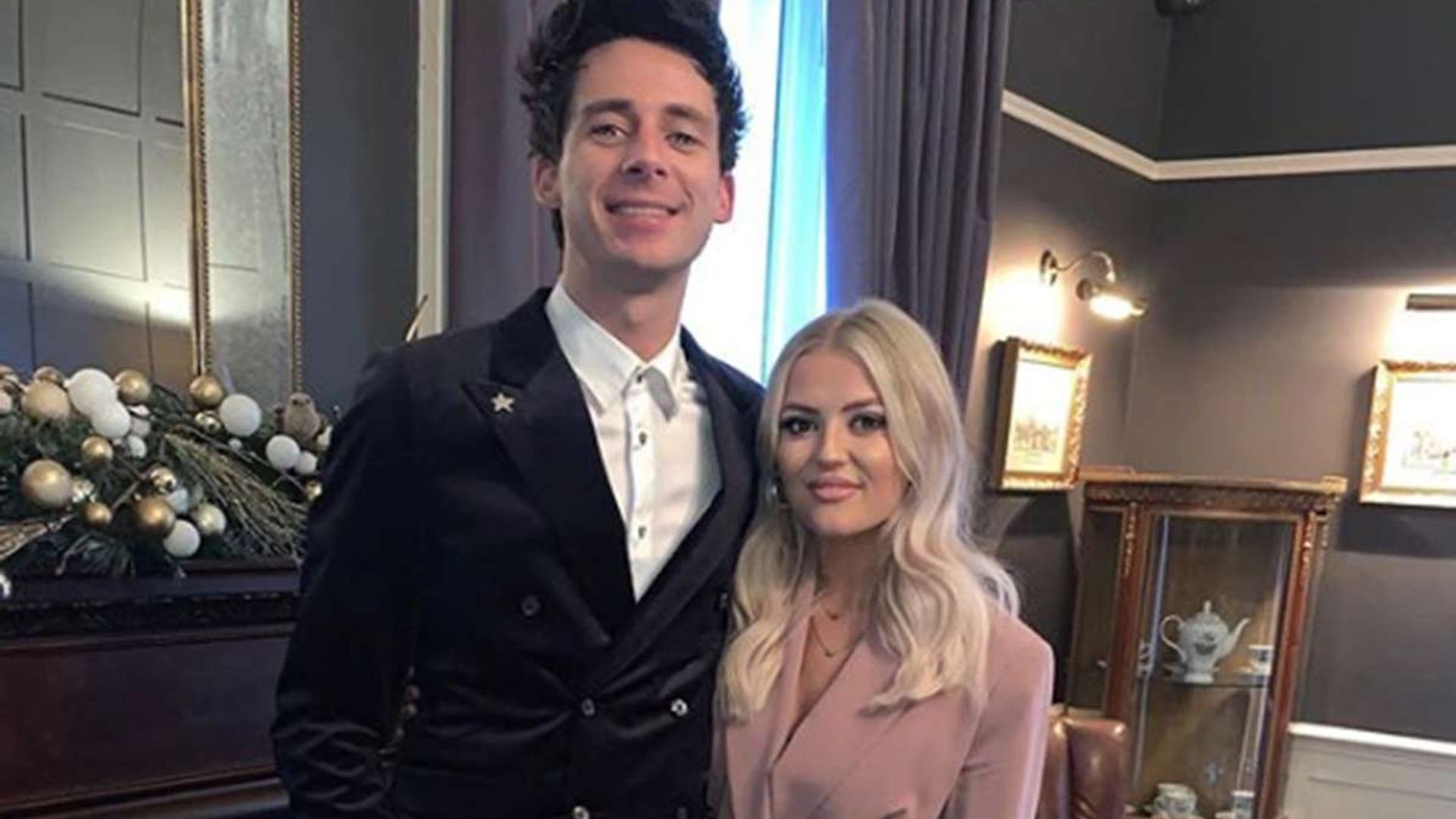 Lucy Fallon nails winter wedding guest style in Topshop suit – and it's got 10% off
