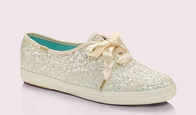 sparkly wedding trainers