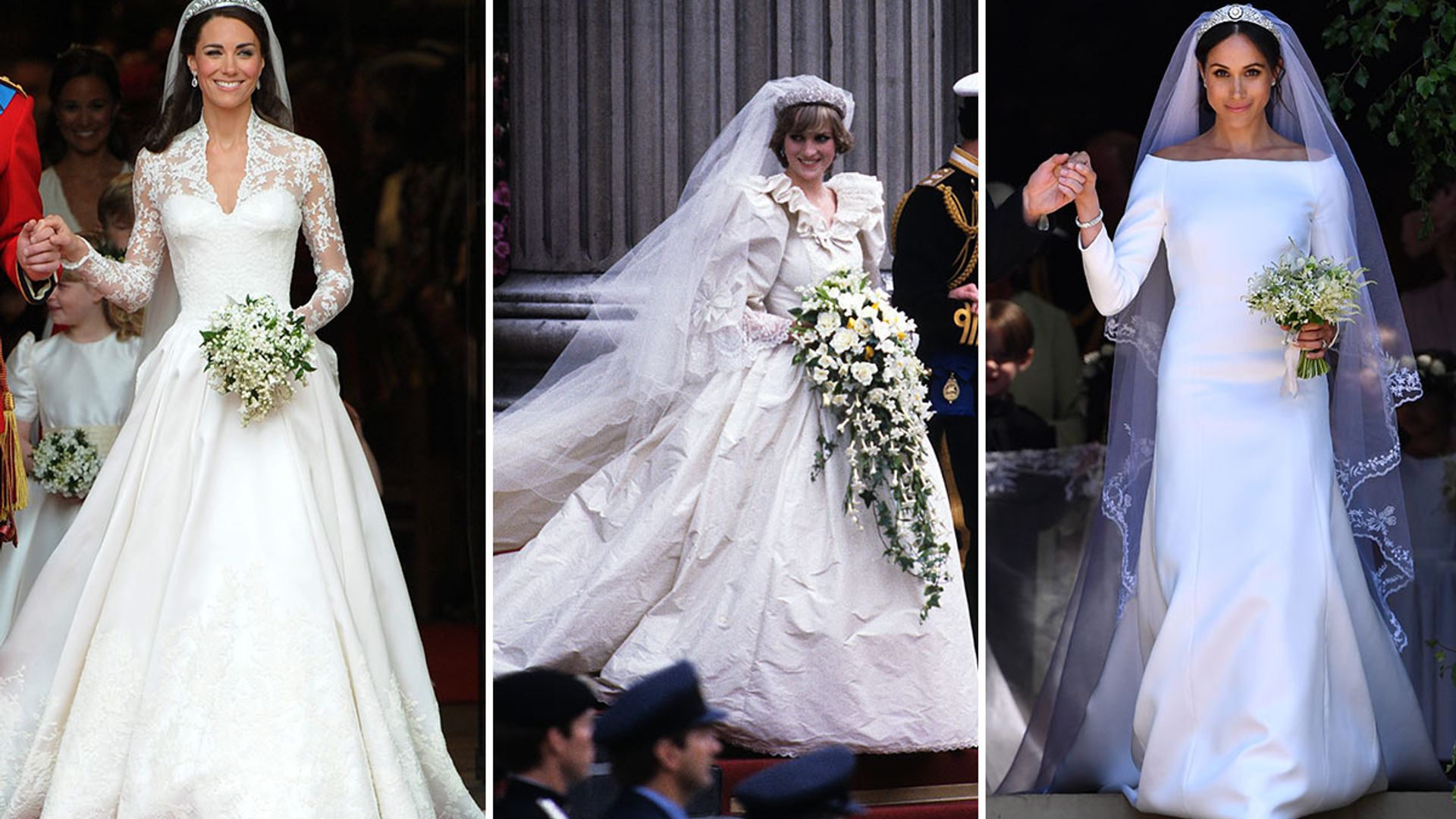 WATCH: The most amazing royal wedding dresses in history