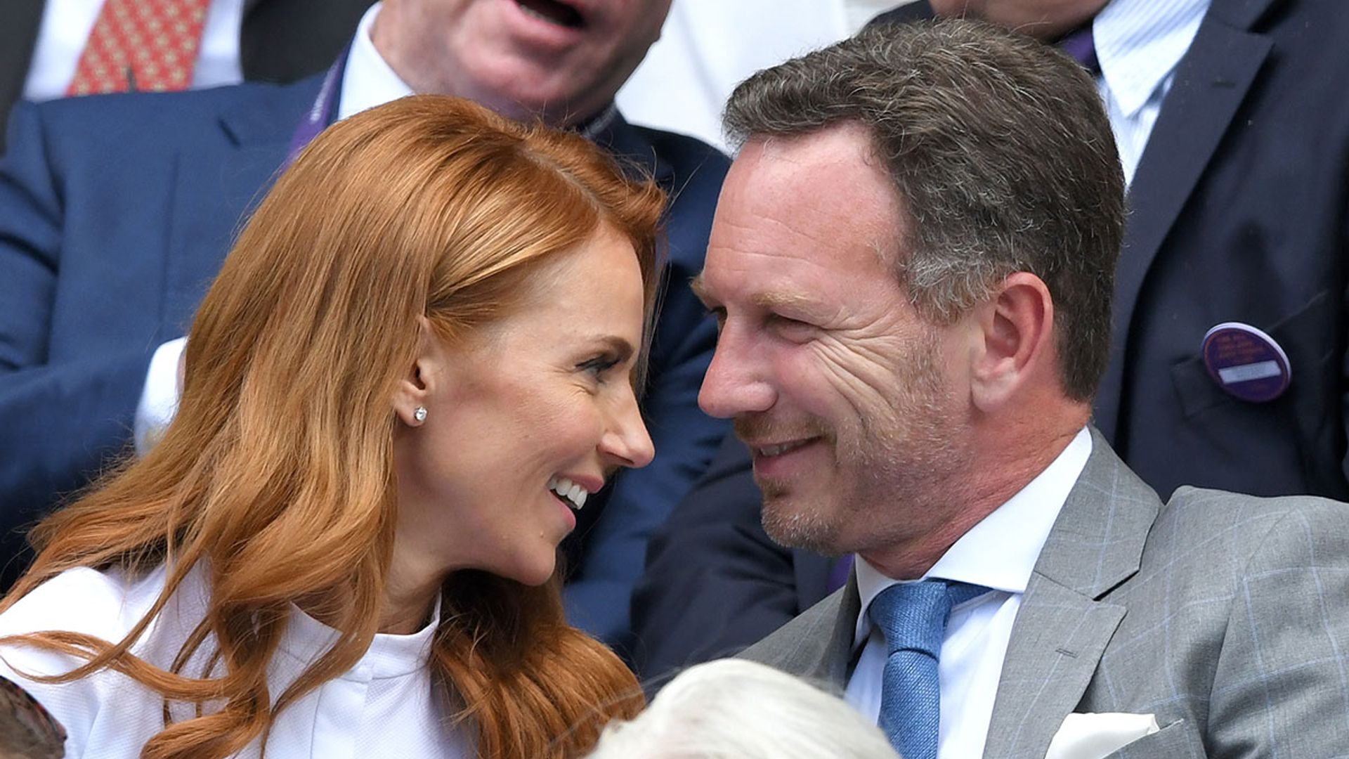 Geri Horner shares gorgeous photo from wisteria-filled garden to mark 5th wedding anniversary