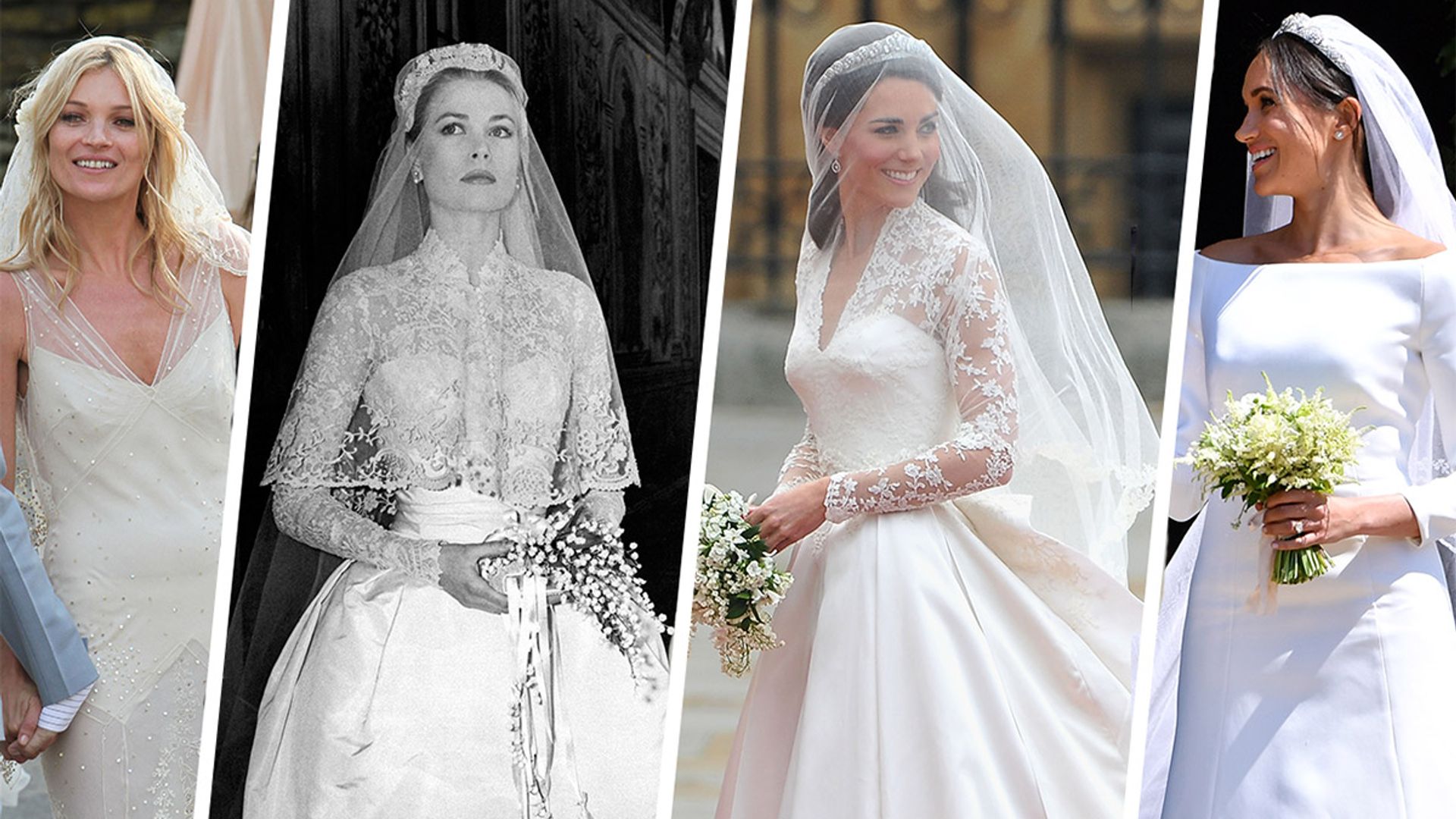 10 of the most memorable celebrity and royal wedding veils: from Kate Middleton to Kate Moss