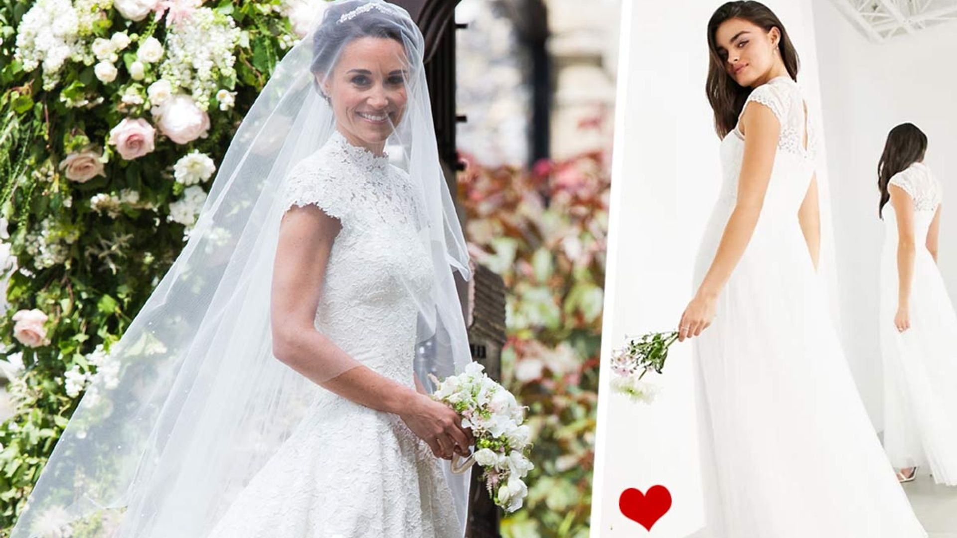 Loved Pippa Middleton’s wedding dress? ASOS is selling a similar design for £164