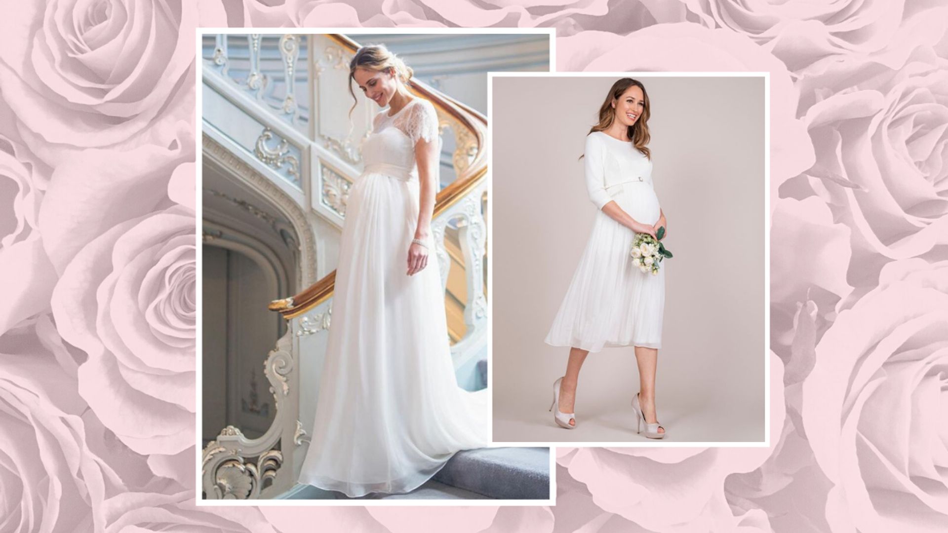 10 maternity wedding dresses for pregnant brides in 2021