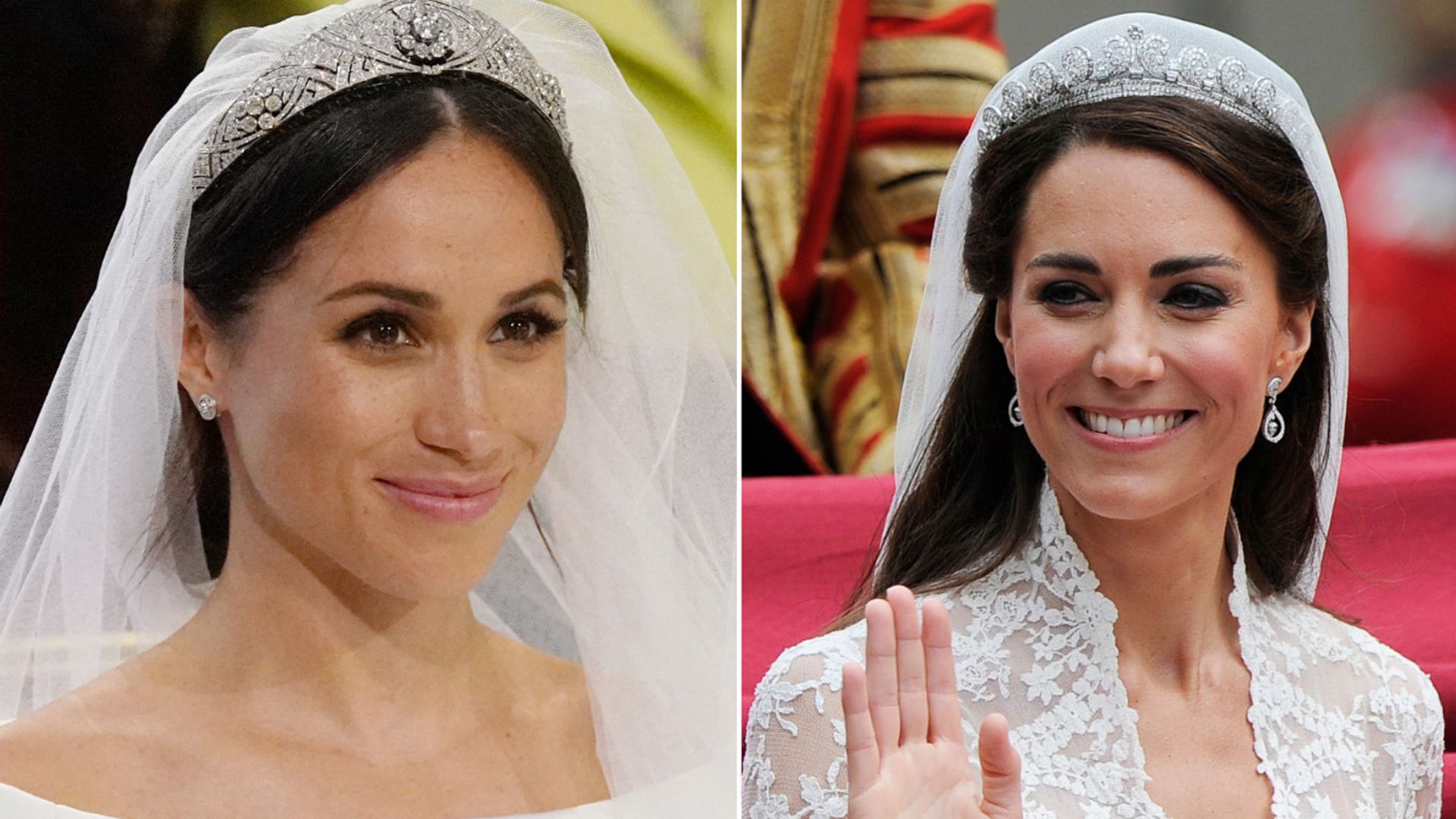How Kate Middleton and Meghan Markle coordinated on their wedding days