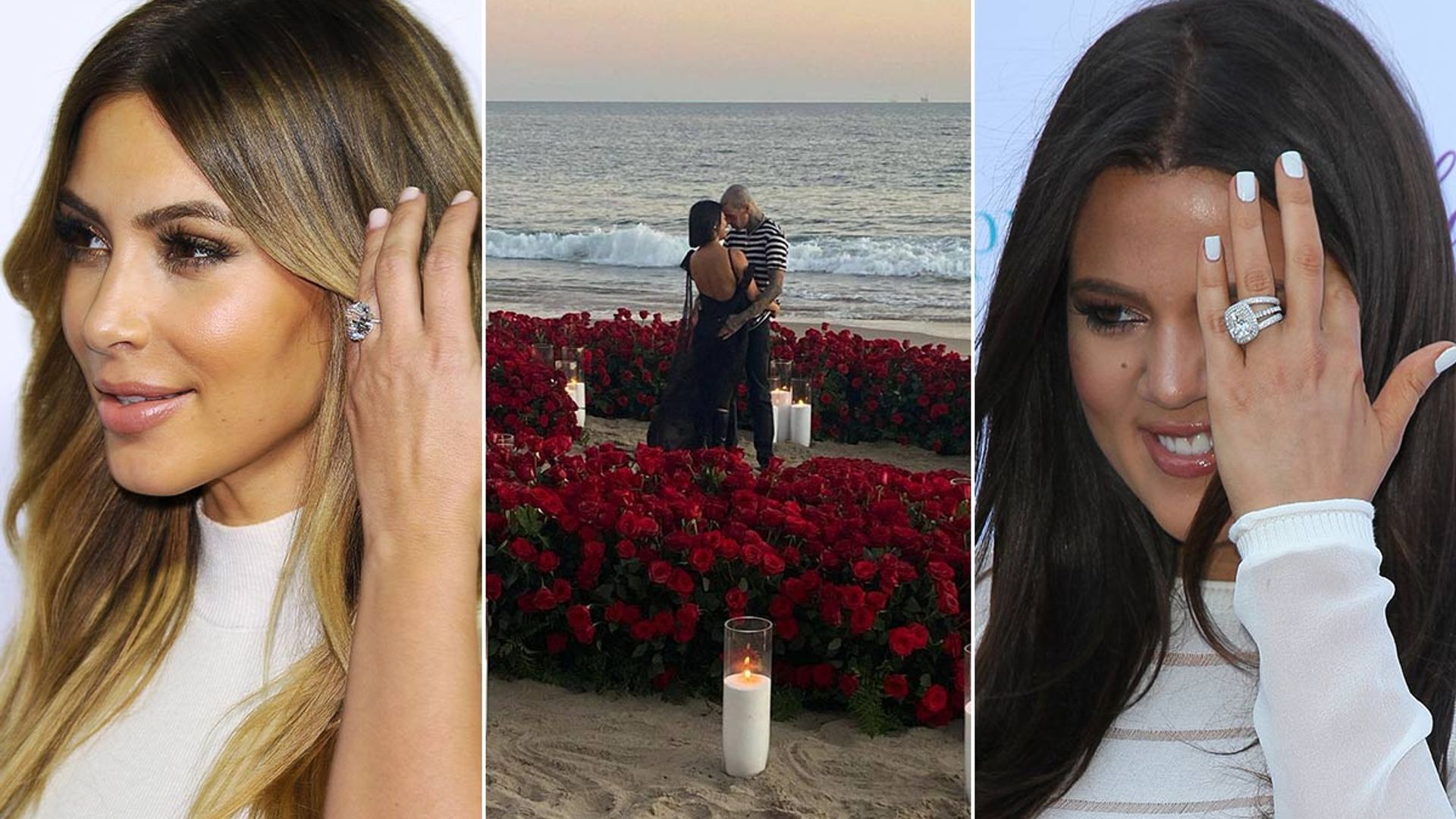 Kourtney Kardashian's $1 million engagement ring is nothing like Kim and Khloe's