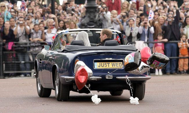 Prince William and Kate Wedding Car