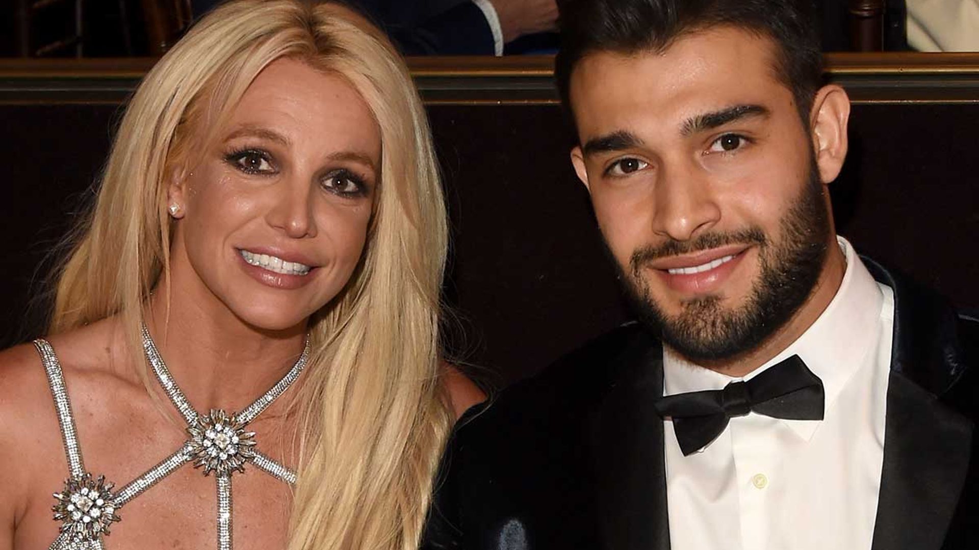 Britney Spears stuns in nude strapless gown for exciting wedding dress reveal