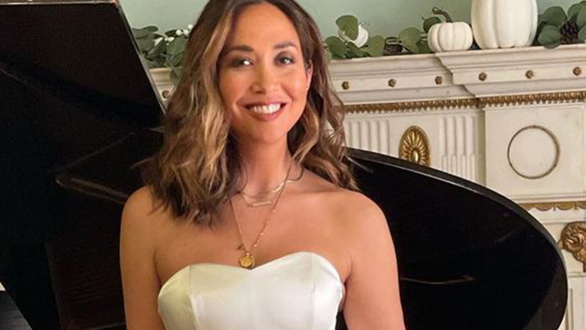 Myleene Klass stuns in wedding dress for a special occasion