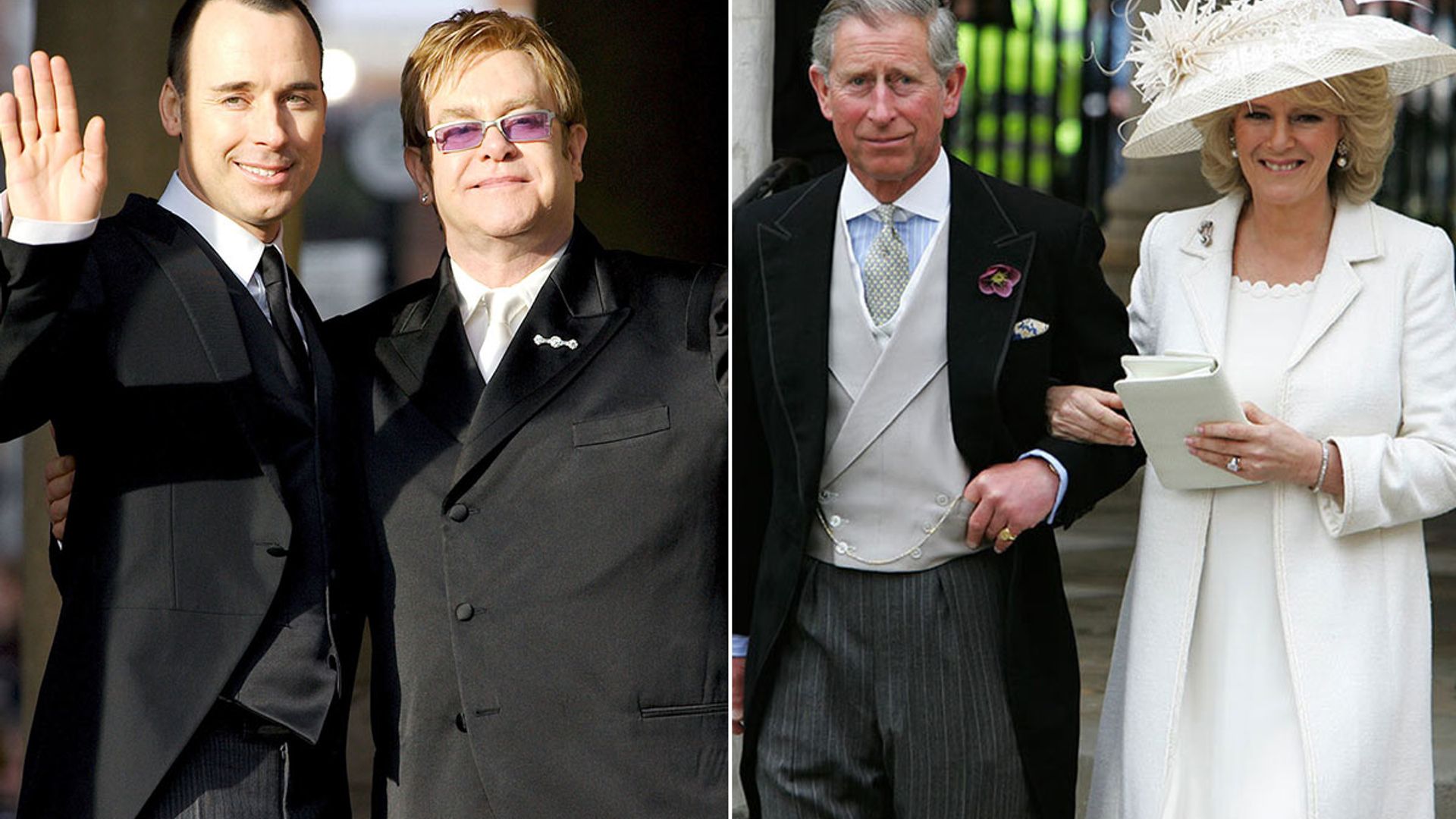 Elton John and David Furnish's sweet wedding connection to Prince Charles and Duchess Camilla