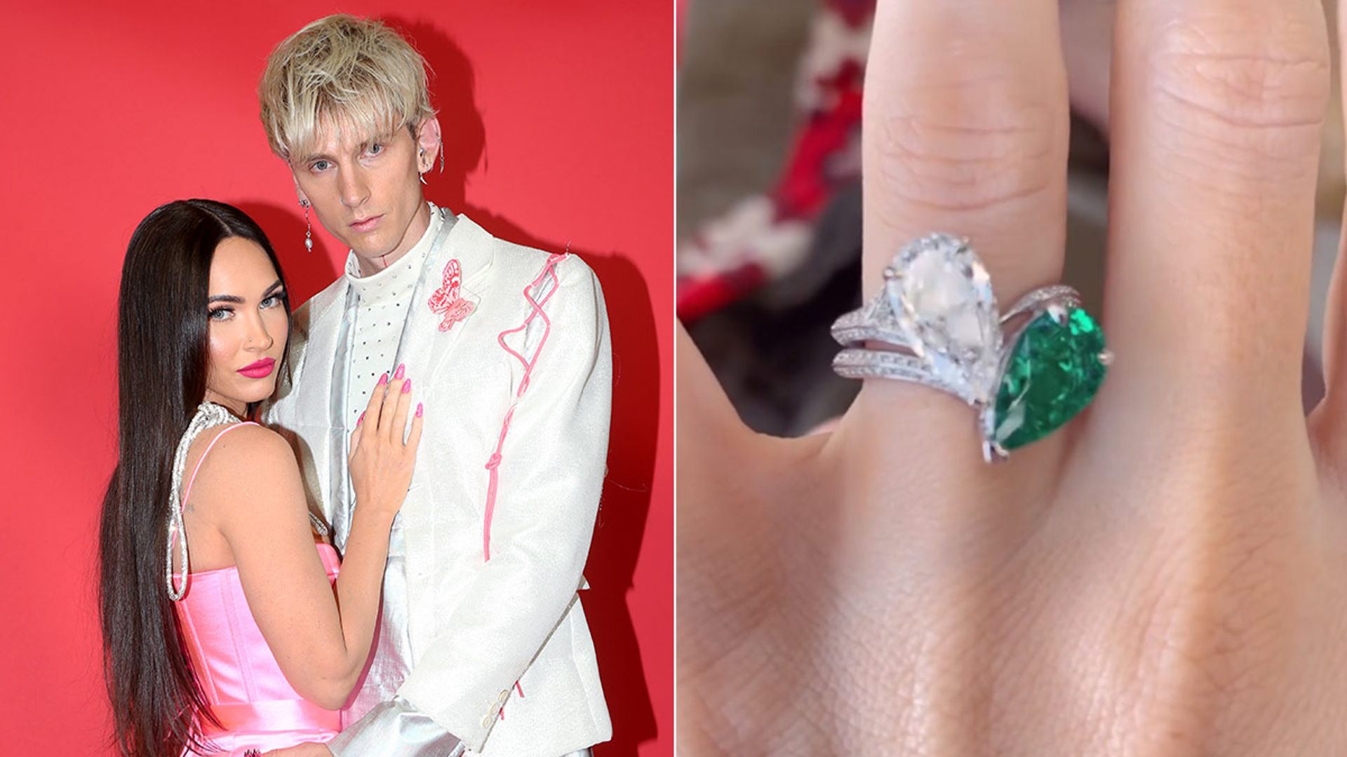 Megan Fox&#39;s fiancé Machine Gun Kelly reveals the unique meaning behind her engagement ring | HELLO!