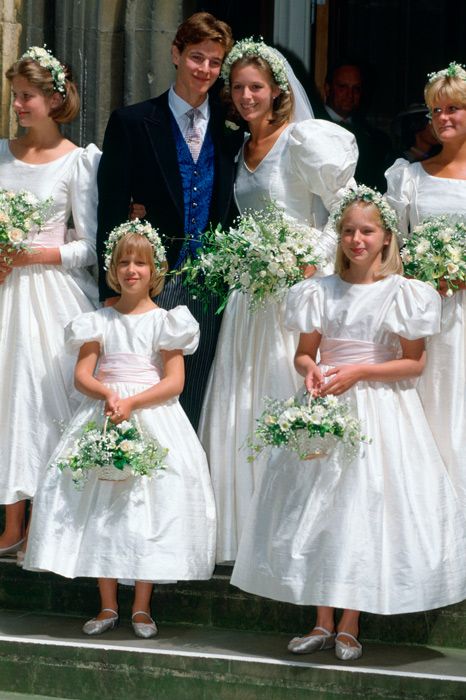 Princess Alexandra’s son had the most adorable royal bridesmaid – unearthed wedding photo