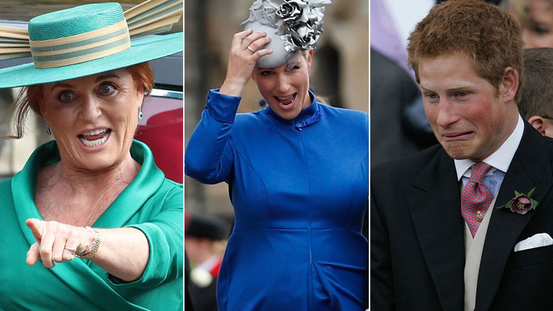 Prince Harry, Zara Tindall & more hilarious royal wedding moments caught on  camera | HELLO!