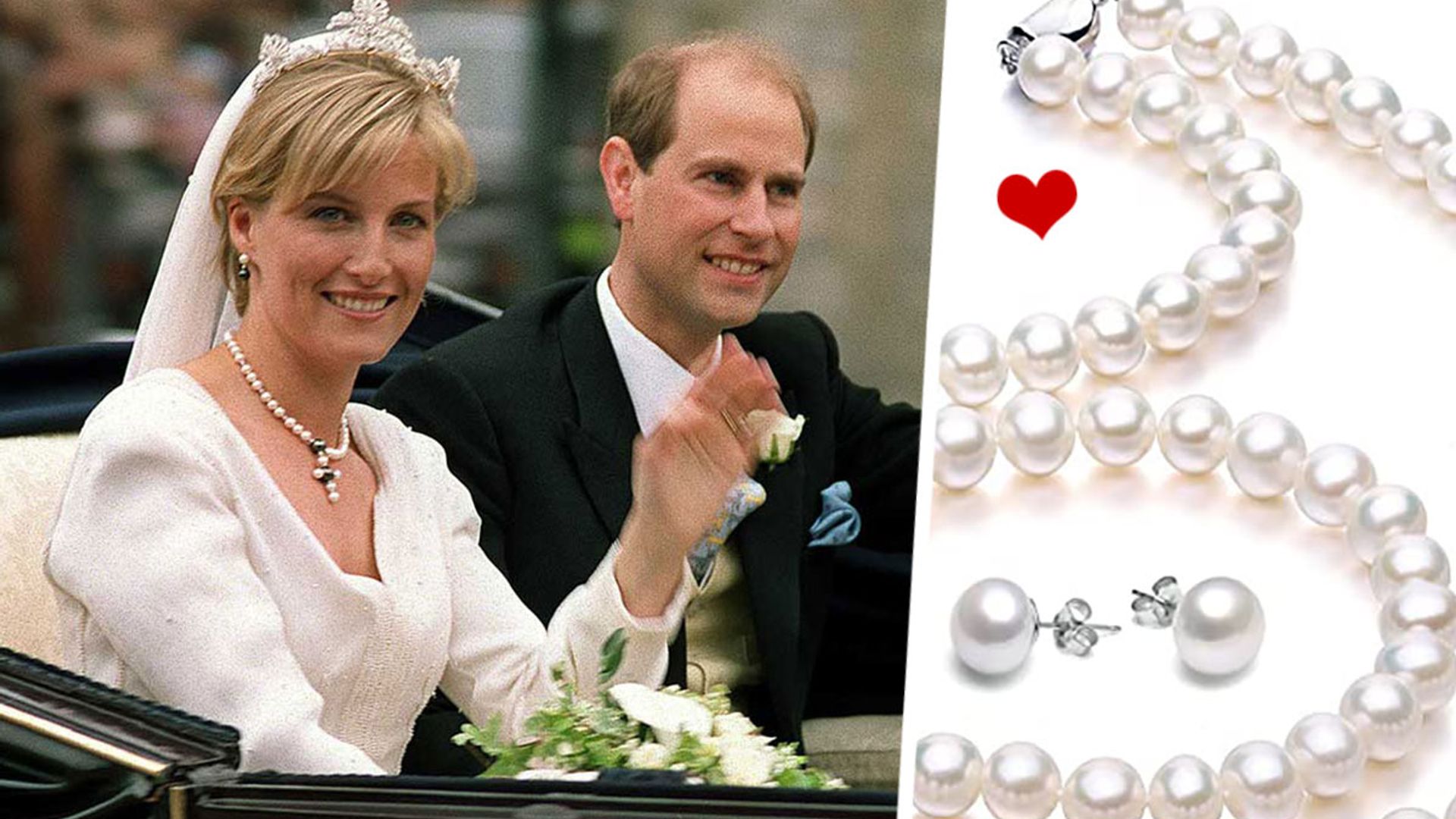 Love Countess Sophie's sentimental wedding accessories? Amazon has £90 versions