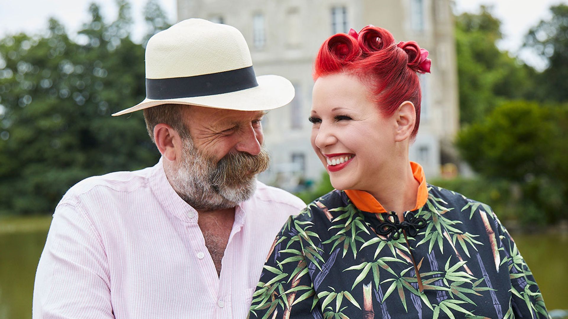 Escape to the Chateau's Dick and Angel Strawbridge share 'glorious' castle wedding photo
