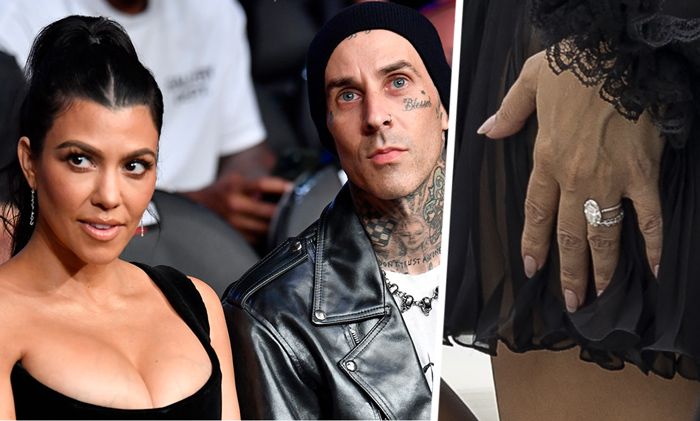 Kourtney Kardashian and Travis Barker's $30k matching wedding rings will surprise you
