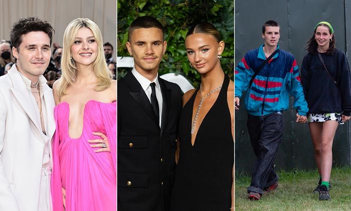 Top 10 cutest Beckham boys moments with their partners