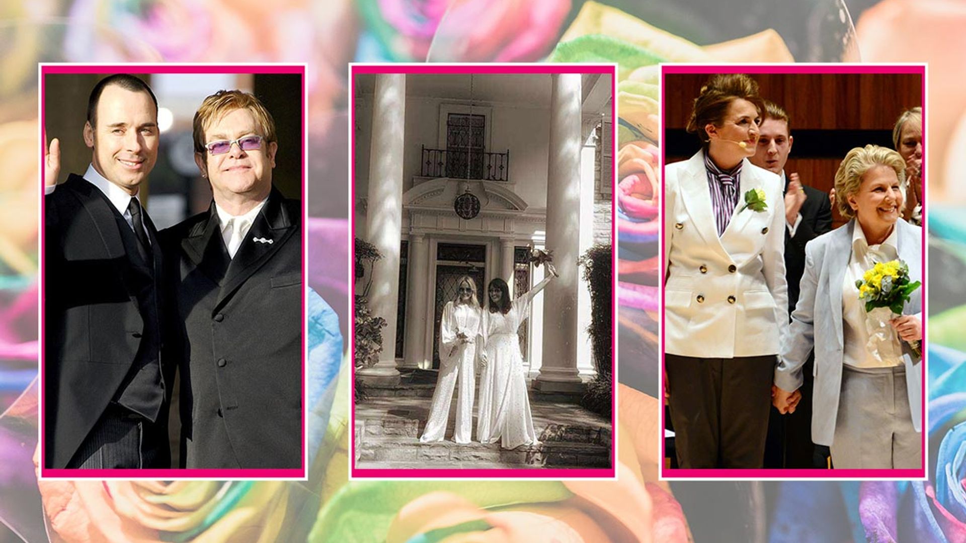 15 beautiful LGBTQ celebrity weddings: Rylan Clark, Ellen DeGeneres & more