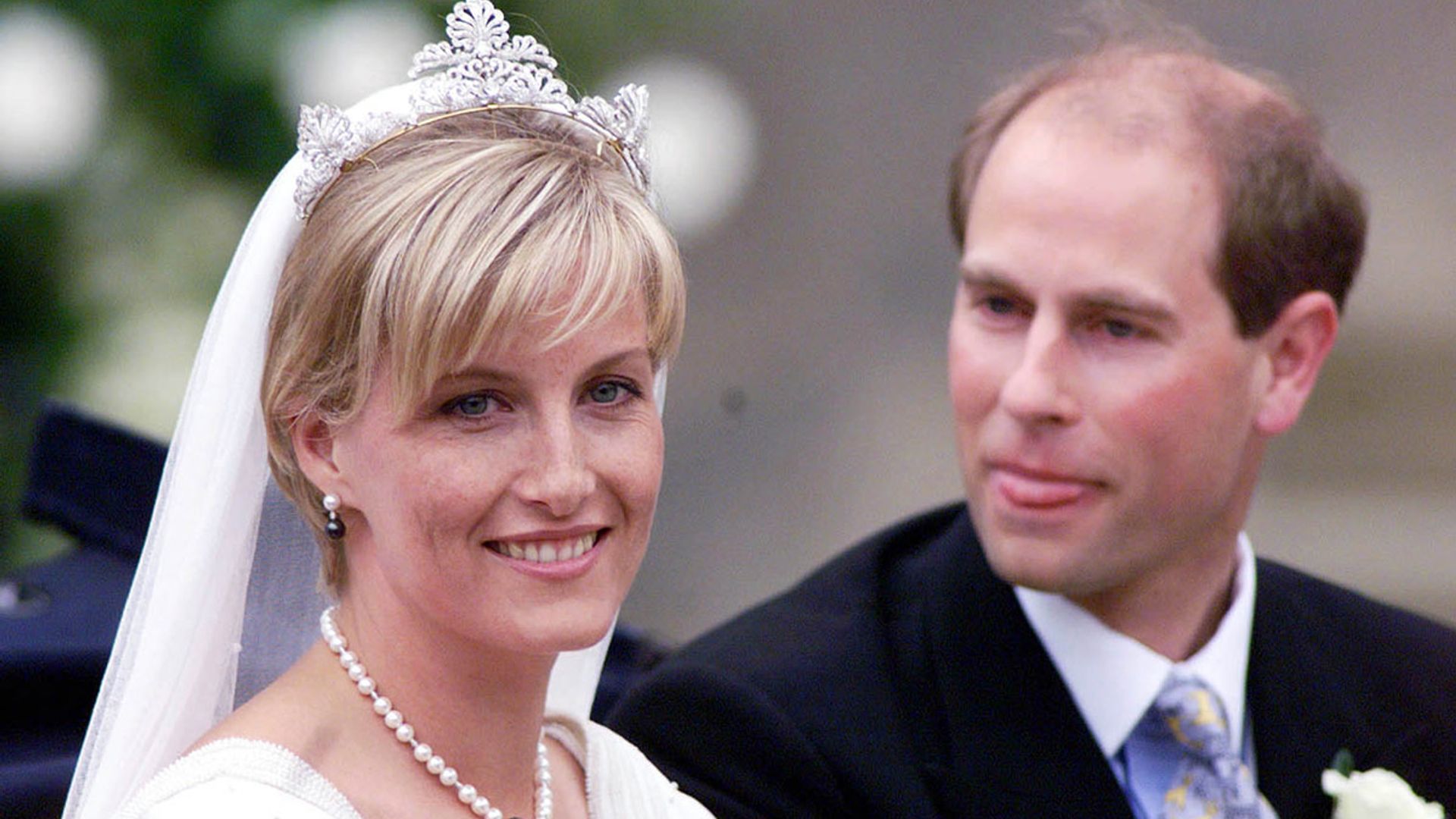 Countess Sophie's pearl-encrusted wedding dress was wildly different from other royals