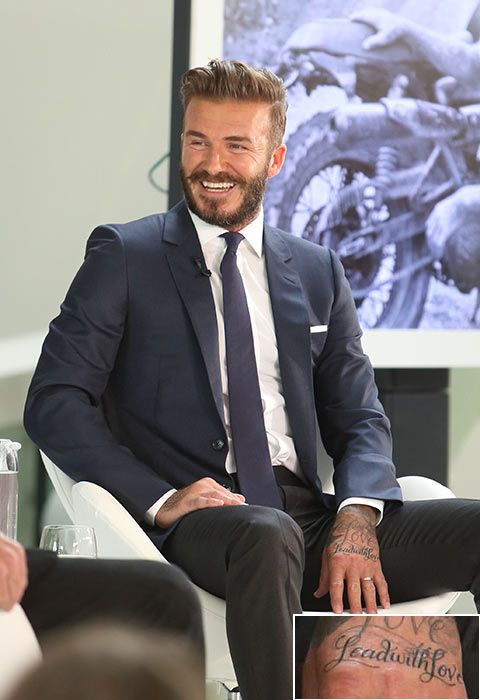 David Beckham's new hand tattoo | HELLO!