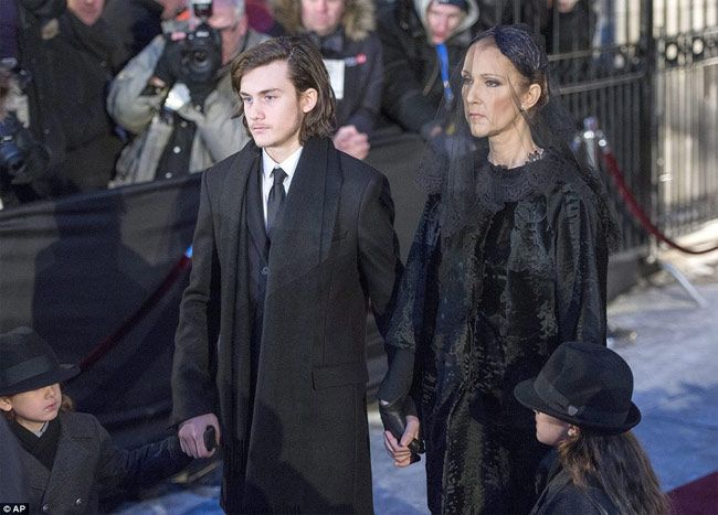 Celine Dion S Son Gives Heartbreaking Eulogy At Father Rene