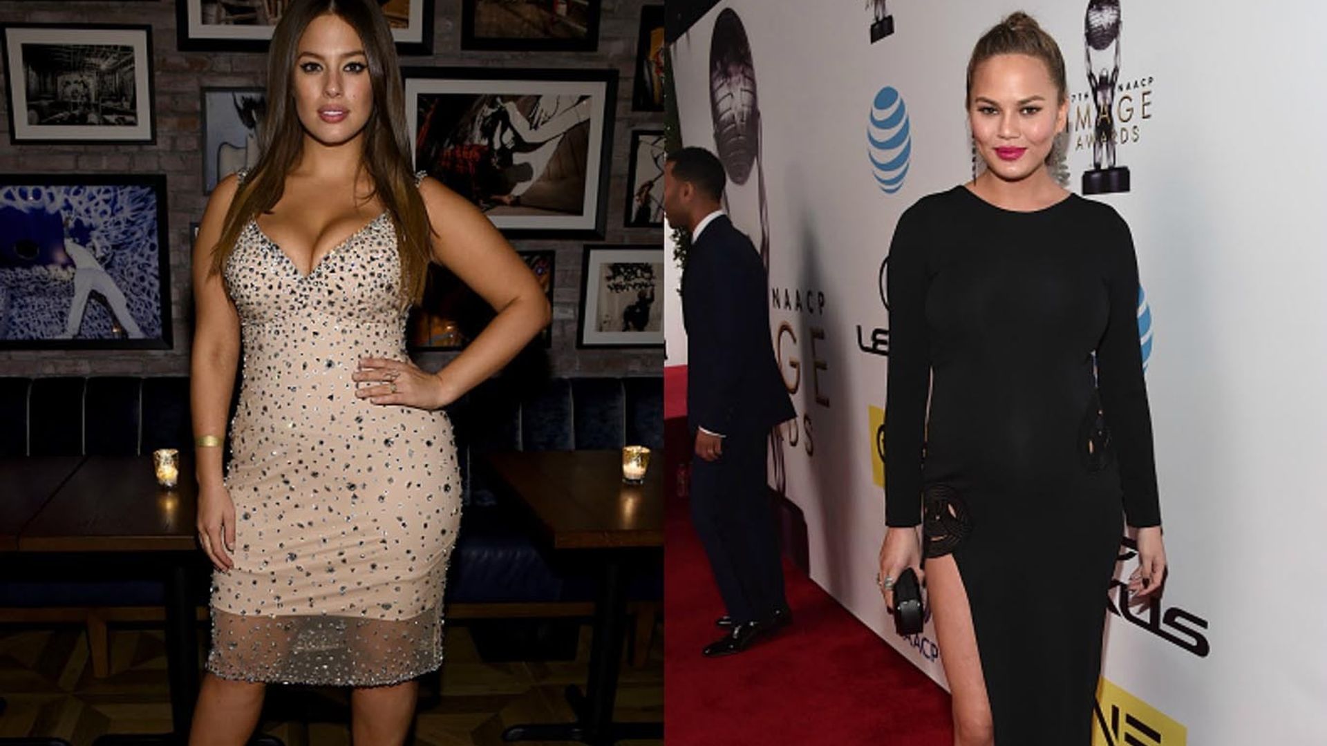 Sports Illustrated's Ashley Graham on looking up to Chrissy Teigen and practicing her 'Irina' pose