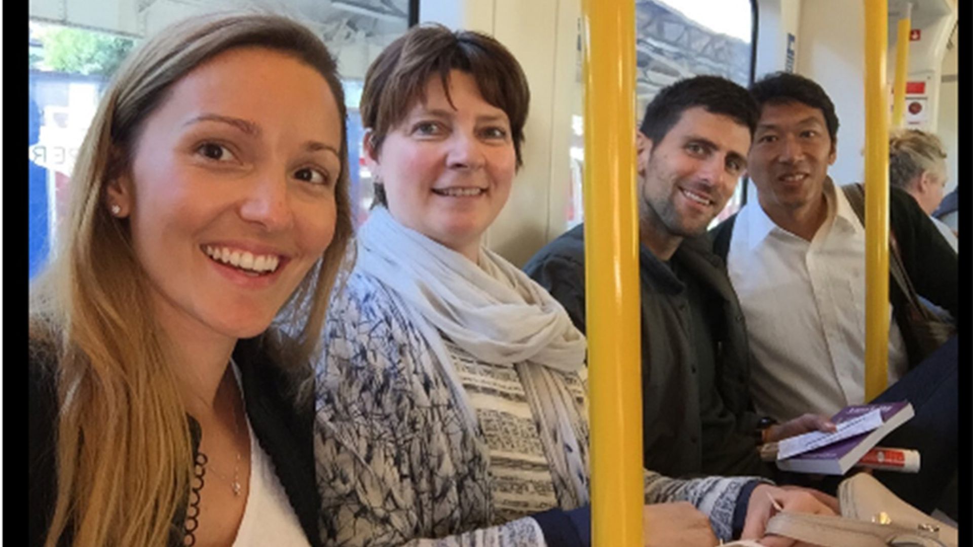 Novak Djokovic rides the Tube: 'I'm officially a Londoner'