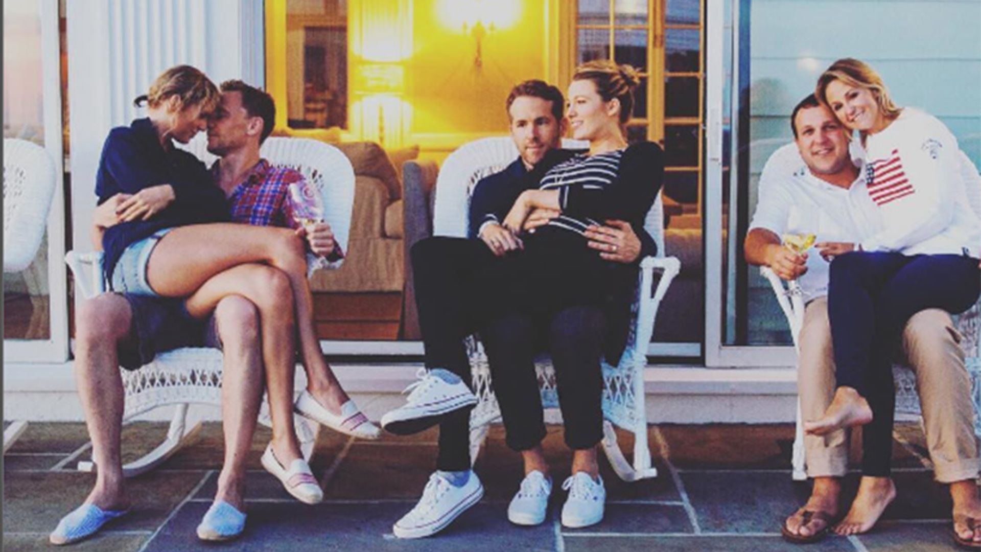 Taylor Swift and Tom Hiddleston cuddle up in intimate new Instagram photo