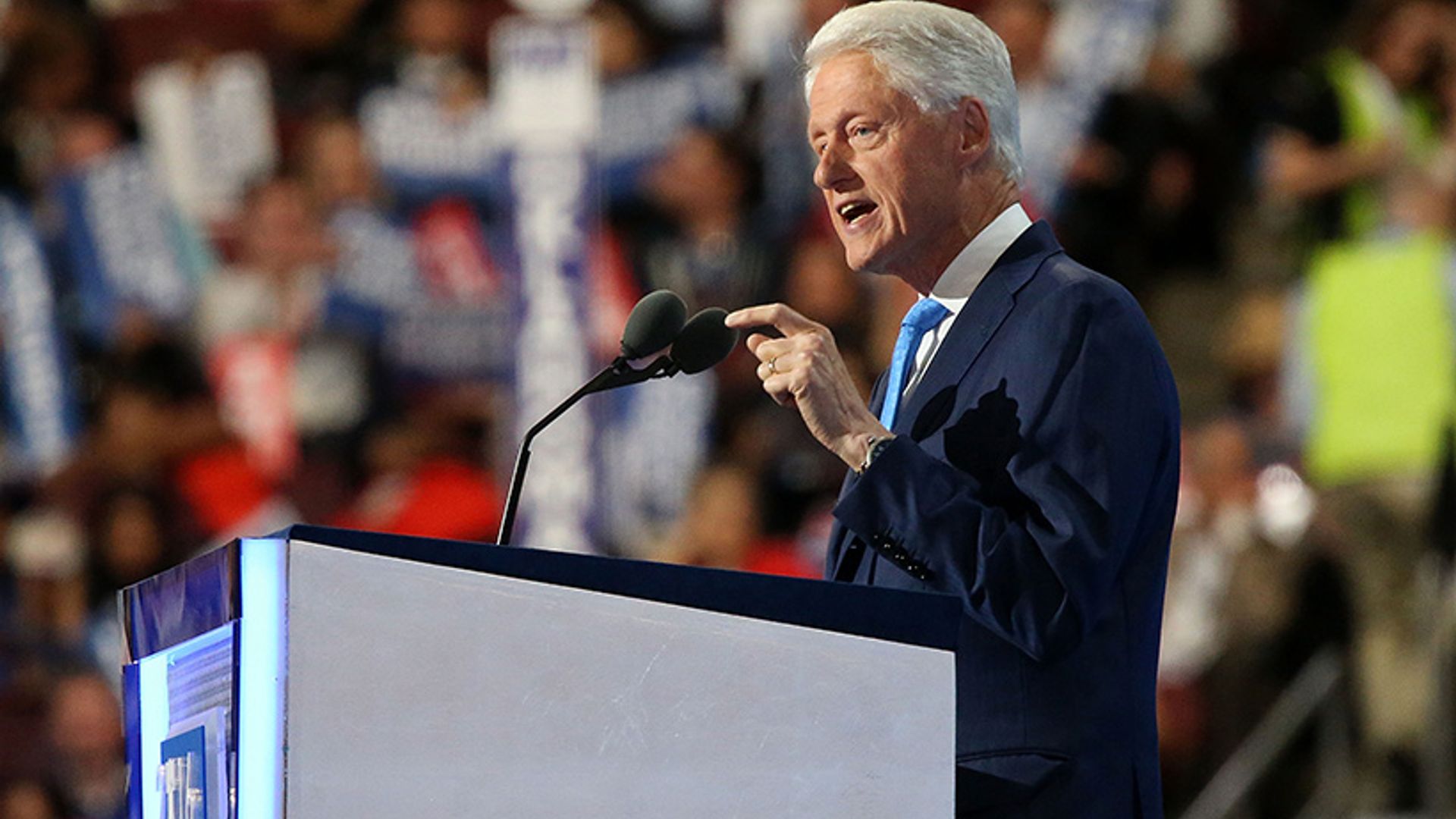 Bill Clinton delivers highly personal speech in support of wife and 'best friend' Hillary