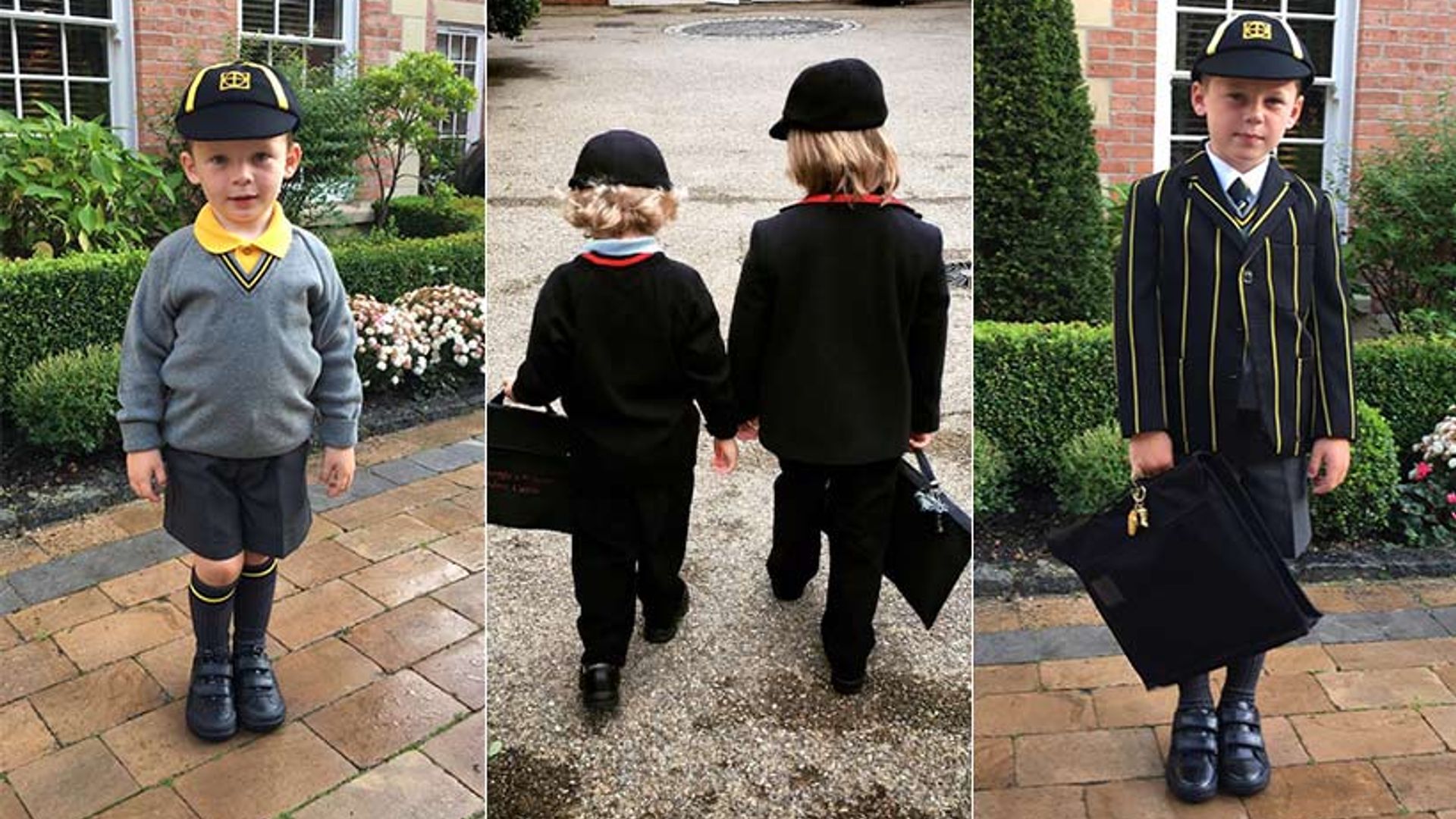 Wayne Rooney, Elton John and Amanda Holden share photos as their children go back to school