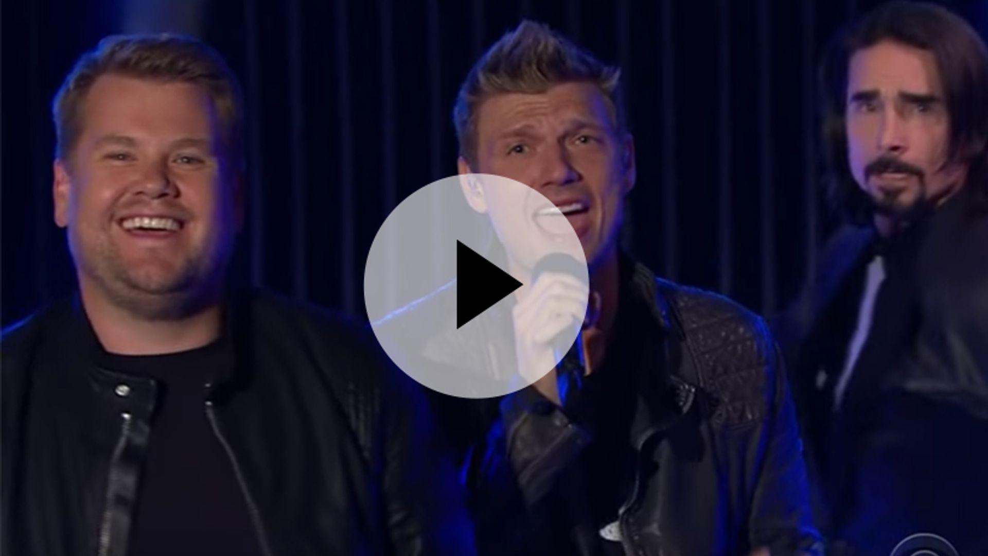 James Corden performs with the Backstreet Boys: watch!