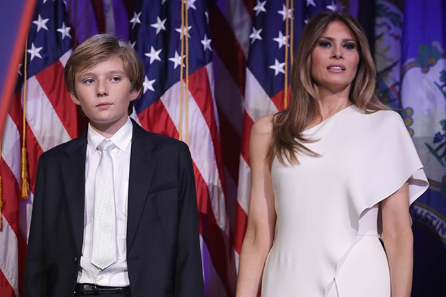 Melania Trump and son Barron will not move into the White House until the end of his school year